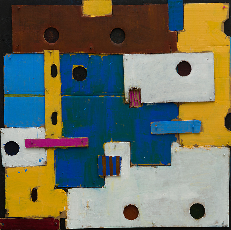 cardboard paintings 201314 mark halliley art